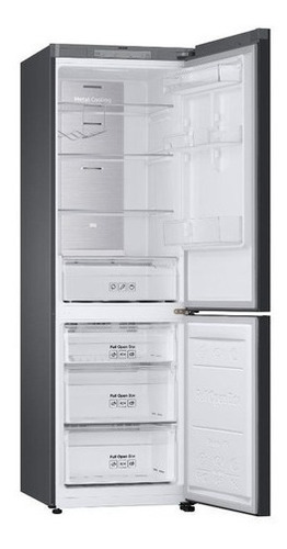 Imagen 5 de 9 de Heladera inverter no frost Samsung Bespoke RB33A3070 white glam-navy con freezer 328L
