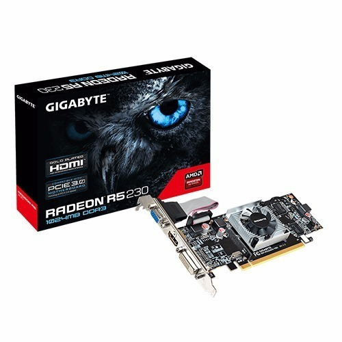 Placa De Vídeo 1gb Ddr3 64bits R5 230 Gigabyte Gv-r523d3