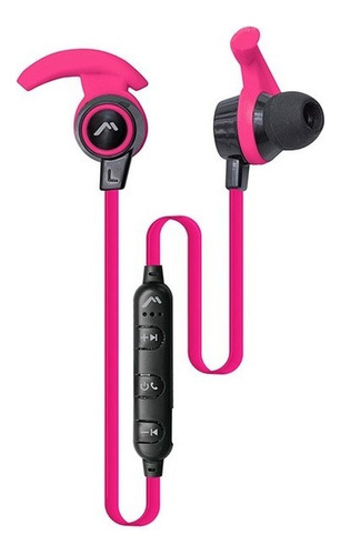 Audífonos Bluetooth Mitzu Manos Libres Con Sujetador Color Rosa