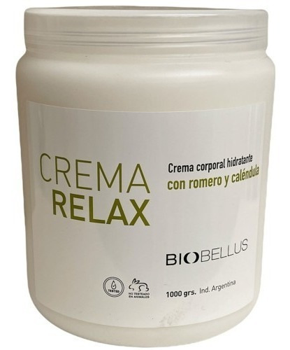 Crema Masajes Musculares Desconfracturantes - Biobellus 1kg