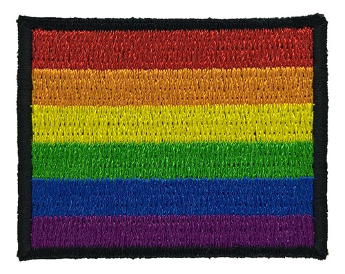 Bandera Orgullo Lgbt - Parche Bordado - Calidad Premium
