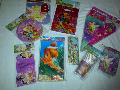  Manteleria Disney Timkerbell Cotillones Fiesta Infantil 