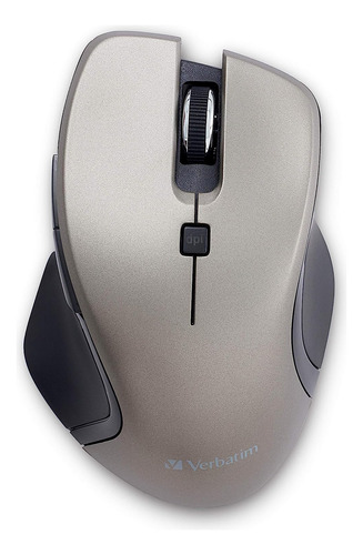 Mouse Ergonomico, Inalambrico Para Pc | Verbatim / Gris