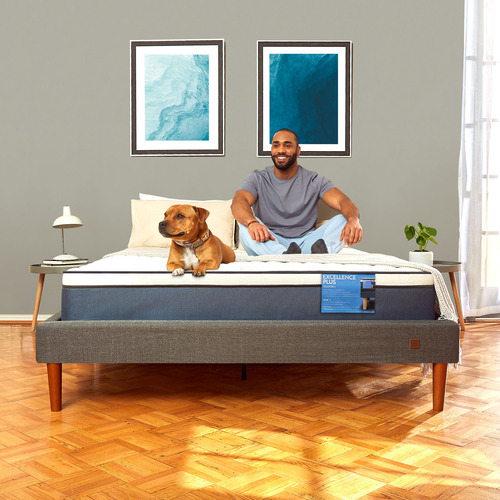 Cama Europea Azul