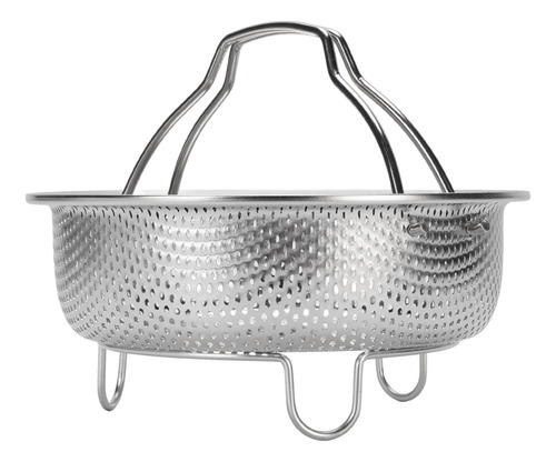 Cesta De Vapor Con Mango Plegable De Acero Inoxidable 304