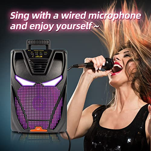 Altavoz Bluetooth Portátil Con Subwoofer Altavoces Inalámbri