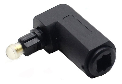 Adaptador Em Curva 90º P/ Cabo Optico Toslink Macho X Fêmea