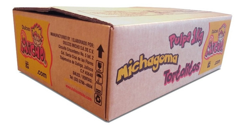 Caja De Micha Goma Cubierta De 480g Con 24 Bolsas  