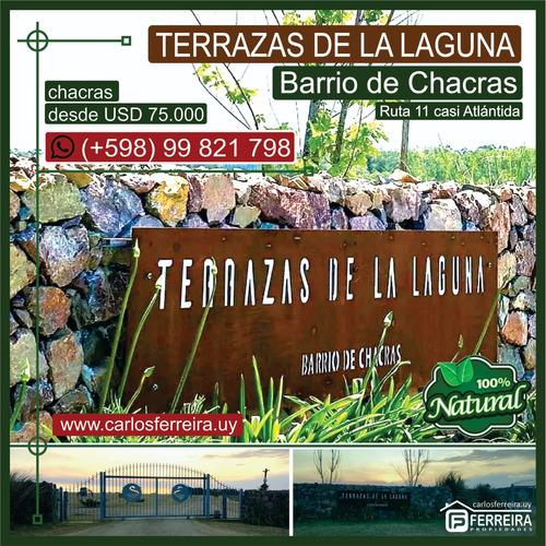 Vende Chacras - Barrio De Chacras - Terrazas De La Laguna - Ruta 11