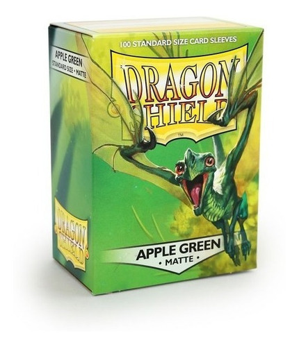 Protectores Dragon Shield 100u Matte Apple Green - One Up