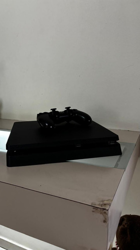 Playstation 4 Slim De 1 Tb Negra Usada 1 Mando +10 Juegos (Usado)