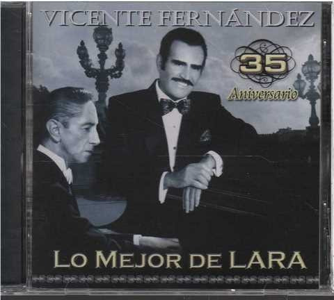 Cd - Vicente Fernandez / 35 Aniversario Lo Mejor