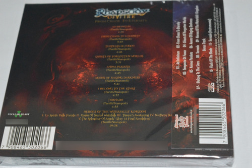 Rhapsody Of Fire - From Chaos To Eternity (slipcase Lacrado)