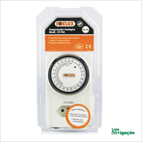 Imagem 2 de 3 de Timer Analógico Bivolt Foxlux - Temporizador Fx Tba