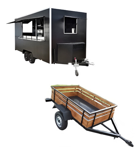 Projeto Reboque Trailer Foodtruck Para Lanche +b. Carretinha