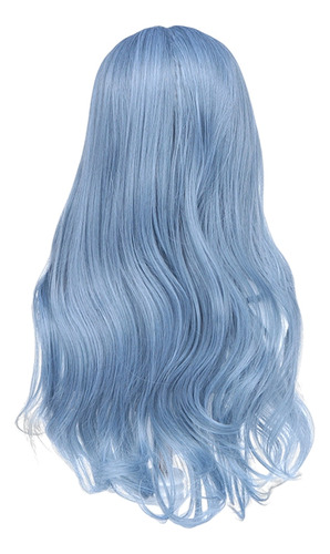 Peluca Larga Synthetic Wigs Wave Mixed Haze Para Mujer Heat