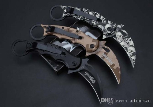 Cuchillo Combate Fox Fa30 Karambit Tactico Counter Strike
