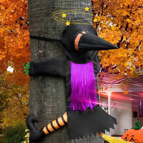 . Colgante Decorativo De Halloween Que Se Estrella Contra