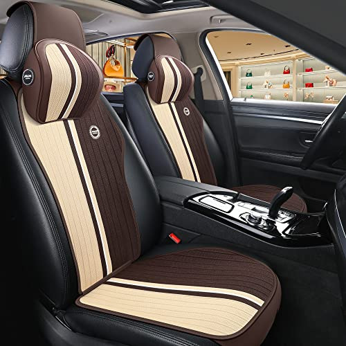 Red Rain Fashion Brown Car Seat Cover Universal Seat Covers