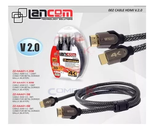 Cable Hdmi 2.0 De 15 Metros Lancom Ultra Hd 4k Dorados – PRODIMER PERÚ