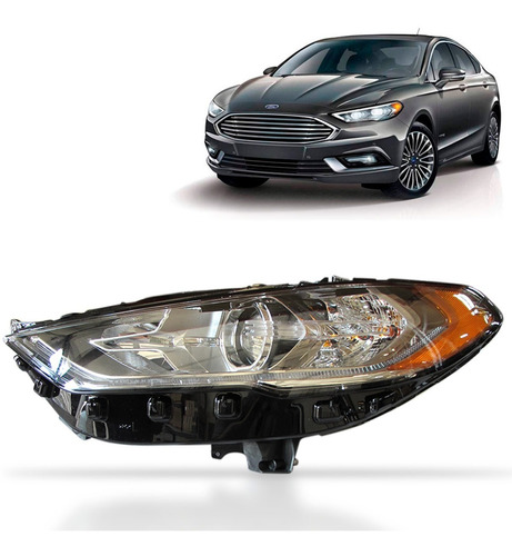 Farol Fusion 2017 2018 2019 Sel/flex Manual C/ Led