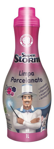 Limpa Porcelanato Superstorm 1l  Pulvitec  Fm043