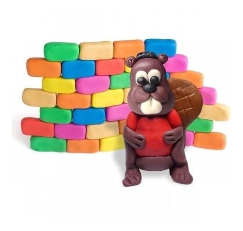 Plastilina Escolar Kores 10 Colores 200gr