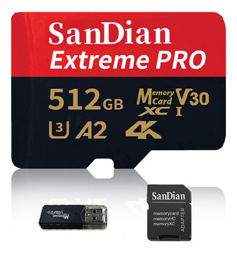 Tarjeta De Memoria Extreme Pro Micro Sd 512gb For Smartphone