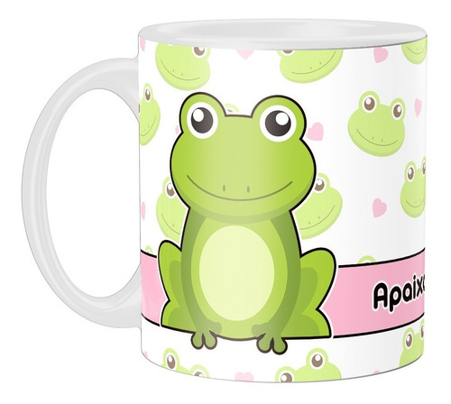 Caneca Personalizada Sapo 02 - Em Cerâmica 325 Ml