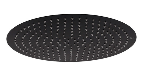 Ducha Regadera Quality Metal Negra 40 Cm Qm+ 10 Años Gtia