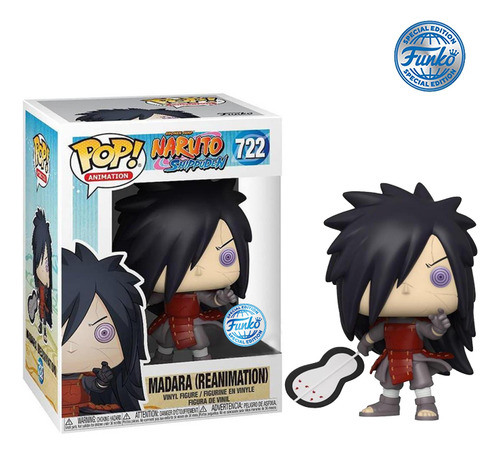 Funko Pop Animation Madara Uchiha Reanimation 722 Naruto Shippuden