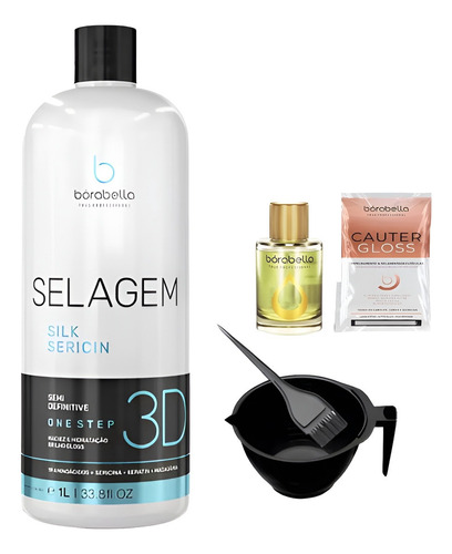 Borabella Selagem 3d Sem Formol 1 L + Kit Aplicação