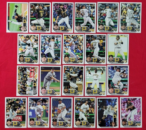 Pittsburgh Pirates 2023 Topps Juego Completo De Equipo De 22