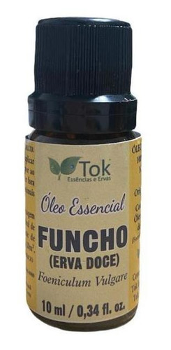 Óleo Essencial Funcho (erva Doce)- Tok Essências - 10ml