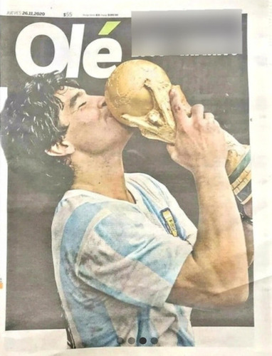 Diario Tapa Maradona - Olé, Clarín, La Nación Para Colección