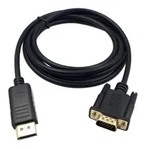 Comprar Kit 20 Unid Cabo Adaptador Displayport Macho X Vga Macho 1.8