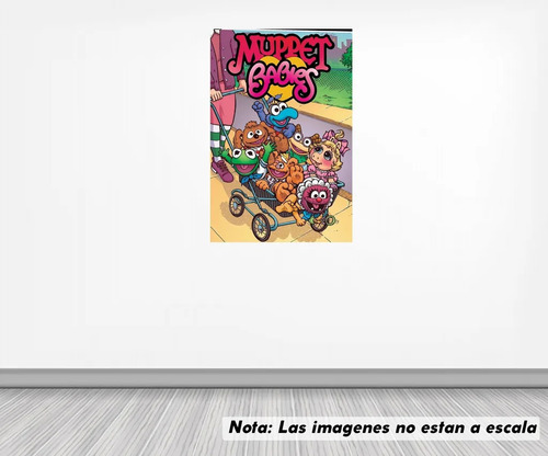 Vinil Sticker Pared 25 Cm. Lado Muppets Babies Modld032