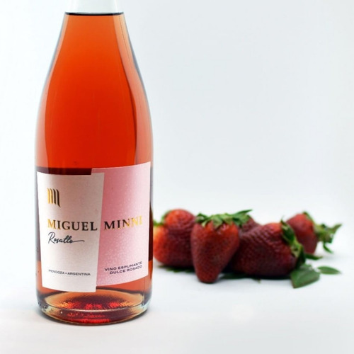 Imagen 4 de 10 de Espumante Miguel Minni Rosatto Caja X 6 - Dulce Rosado