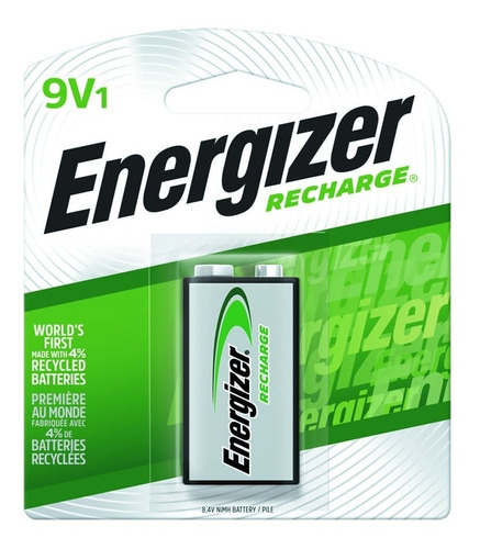 Bateria Recargable Energizer 9v 175mah / Tecnocenter