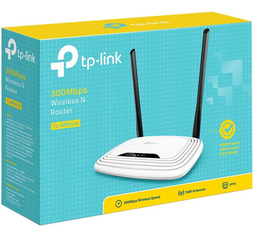 Router Wifi Tplink 2 Antenas 300mbps Wr841n 5 Años