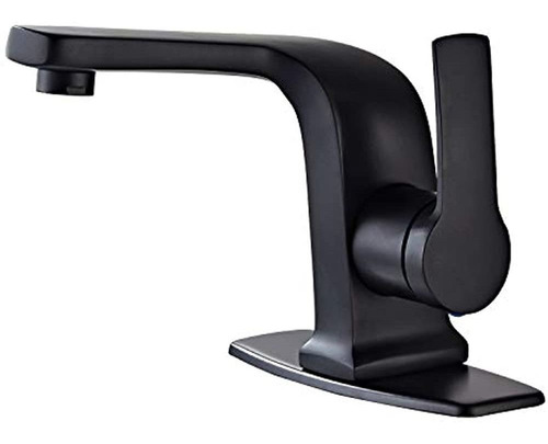 Grifo De Baño Negro Mate Moderno, Grifo De Lavabo De Baño 