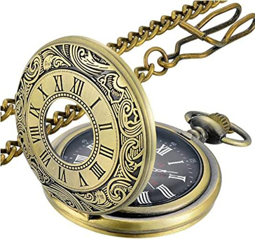 Lymfhch Reloj De Bolsillo Vintage Con Escala De Números