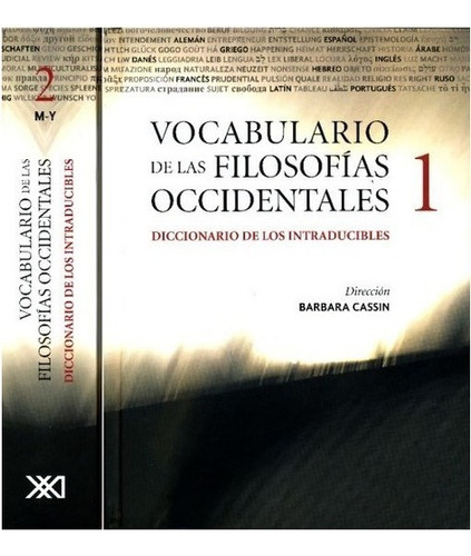 Cassin - Vocabulario De Las Filosofias Occidentales 1 Y 2
