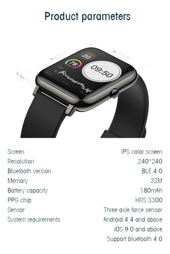 Reloj Inteligente P22 Para Oppo Android Ios