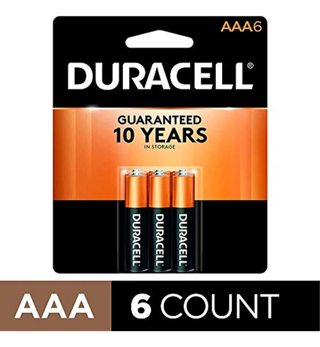 Duracell - Pilas Alcalinas Aaa De Larga Duración,