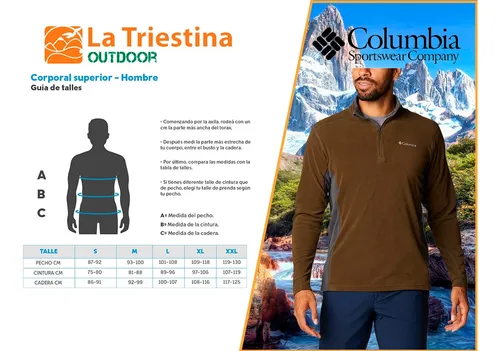 Buzo Medio Cierre Columbia Klamath Micropolar Hombre C