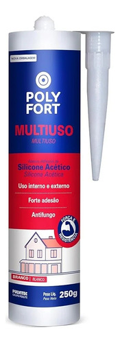 Silicone Acetico Branco 250g Pulvitec Zb115