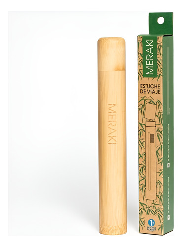 Estuche De Bambú Para Cepillo De Dientes Meraki Sustentable