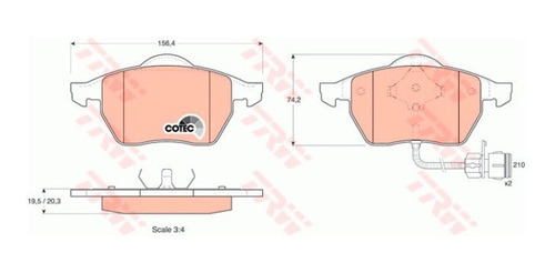 Pastilhas De Freio Diant. Audi A4 2.4 Sedan 2001-2005 B6