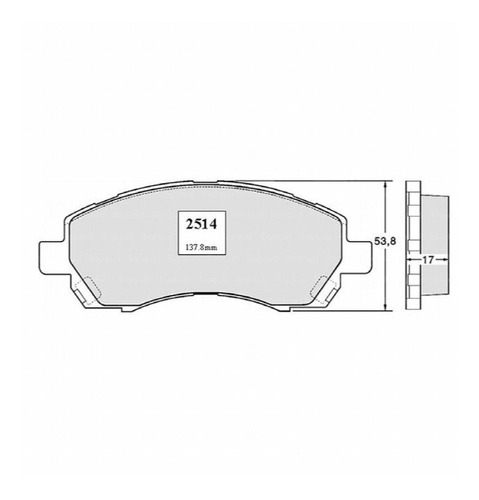 Pastillas Freno Subaru Impreza 1.6 2000 Ej161 Gc3 Sedan